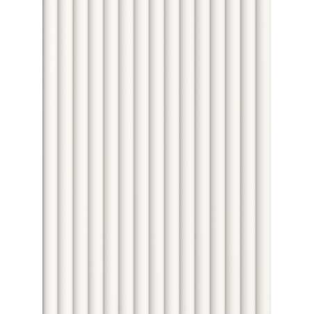Mexen Strio 02 Probe von gerillten Wandlamellen, weiß - S120-02-301-S