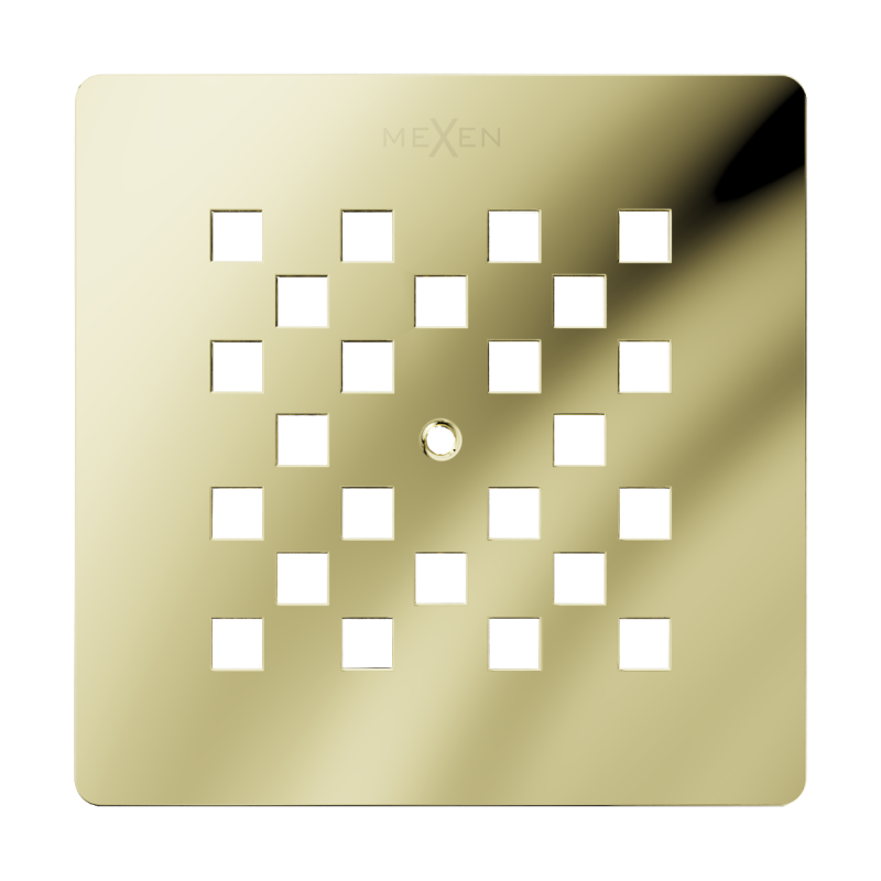 Mexen Stone+ shower tray cover, gold - 44910050