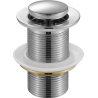 Mexen petit bouchon clic-clac rond, chrome - 79915-00