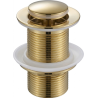Mexen klep-klak afvoerplug klein rond, goud - 79915-50