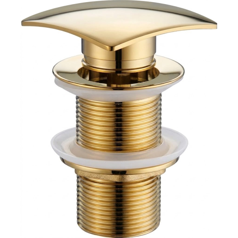 Mexen tapón clic-clac cuadrado, dorado - 79916-50