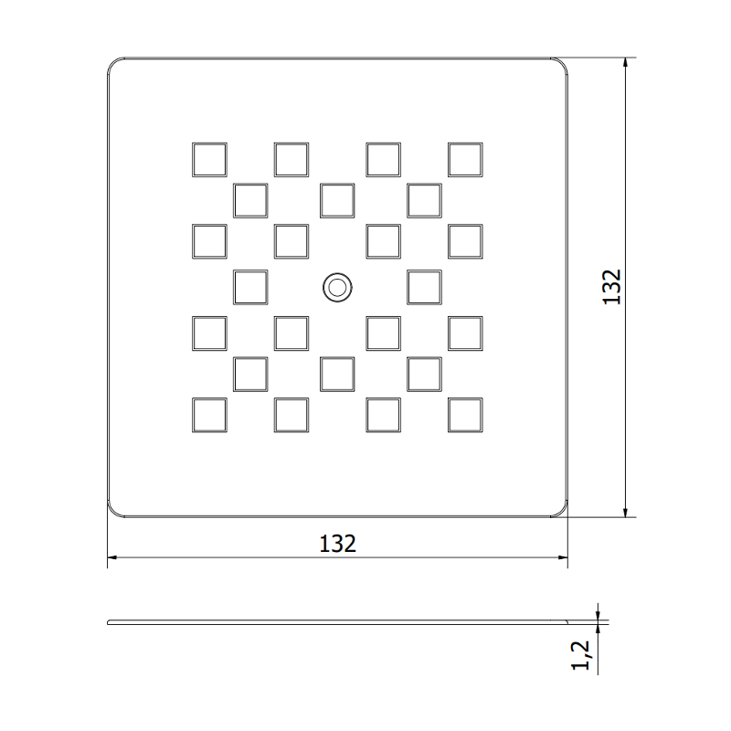Mexen Stone+ suihkunurkan verhoilulevy, musta - 44910070