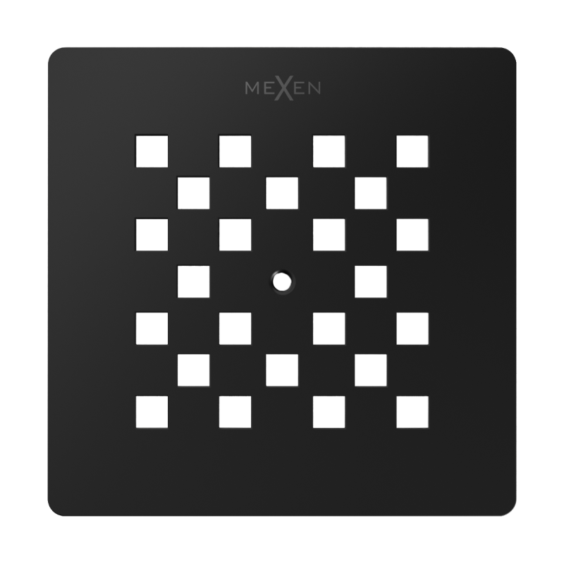 Mexen Stone+ shower tray cover, black - 44910070