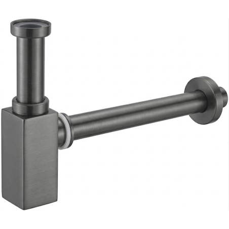 Mexen ημισιφόνι νιπτήρα τετράγωνο, gun gray ματ - 79960-66