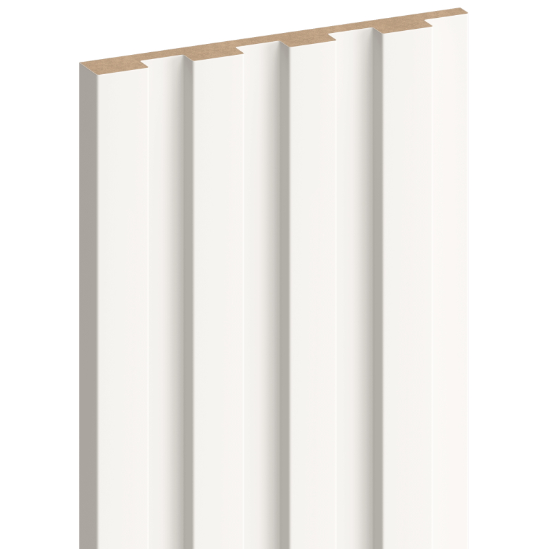 Mexen Strio 03 lamele ścienne ryflowane 280 x 14,5 cm (2szt), biały - S120-280-03-301