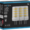 Mexen Oris 3x żarówka LED G4, 4W, Neutralna - 4000K, 490 lm - L115-G4-0440-01x03
