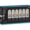 Mexen Oris 6x żarówka LED G4, 1,5W, Neutralna - 4000K, 190 lm - L115-G4-0140-01x06