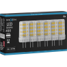 Mexen Oris 6x żarówka LED G4, 4W, Neutralna - 4000K, 490 lm - L115-G4-0440-01x06