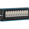 Mexen Oris 10x żarówka LED G4, 1,5W, Zimna - 6500K, 190 lm - L115-G4-0165-01x10