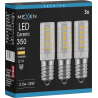 Mexen Aura 3x żarówka LED E14, 3,5W, Ciepła - 3000K, 350 lm - L121-E14-0330-01x03