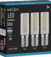 Mexen Aura 3x żarówka LED E14, 3,5W, Zimna - 6500K, 380 lm - L121-E14-0365-01x03