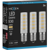 Mexen Aura 3x żarówka LED E14, 4,8W, Ciepła - 3000K, 530 lm - L121-E14-0530-01x03