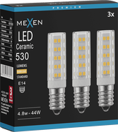 Mexen Aura 3x żarówka LED E14, 4,8W, Ciepła - 3000K, 530 lm - L121-E14-0530-01x03