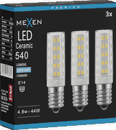 Mexen Aura 3x żarówka LED E14, 4,8W, Zimna - 6500K, 540 lm - L121-E14-0565-01x03