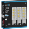 Mexen Aura 3x żarówka LED G9, 6W, Zimna - 6500K, 680 lm - L121-G9-0665-01x03