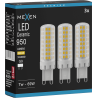 Mexen Aura 3x żarówka LED G9, 7W, Ciepła - 3000K, 950 lm - L121-G9-0730-01x03