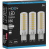 Mexen Aura 3x żarówka LED G9, 7W, Neutralna - 4000K, 980 lm - L121-G9-0740-01x03