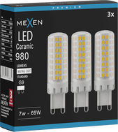 Mexen Aura 3x żarówka LED G9, 7W, Neutralna - 4000K, 980 lm - L121-G9-0740-01x03