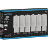 Mexen Aura 6x żarówka LED G9, 2W, Neutralna - 4000K, 210 lm - L120-G9-0240-01x06