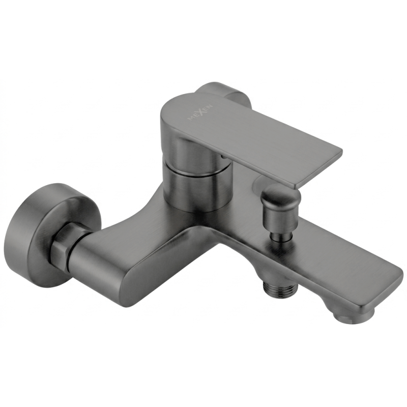 Mexen Royo bateria wannowa, gun gray szczotkowany - 72230-66