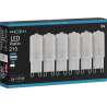 Mexen Aura 6x żarówka LED G9, 2W, Zimna - 6500K, 210 lm - L120-G9-0265-01x06
