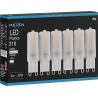 Mexen Aura 6x żarówka LED G9, 3W, Neutralna - 4000K, 310 lm - L120-G9-0340-01x06