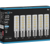 Mexen Aura 6x żarówka LED E14, 4,8W, Zimna - 6500K, 540 lm - L121-E14-0565-01x06