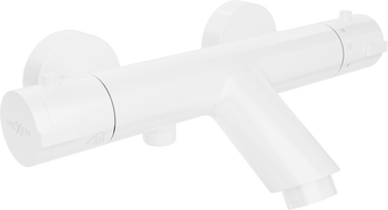 Mexen Kai grifo de bañera termostático, blanco - 77300-20