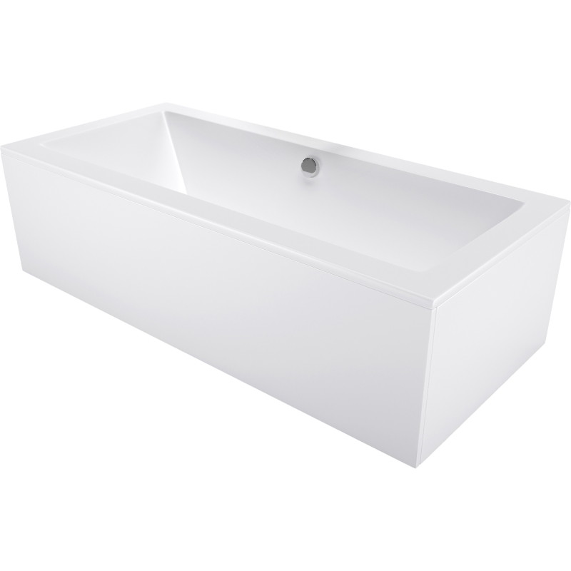 Mexen Cube rechthoekig bad 170 x 75 cm met omkasting, wit - 55051707500X
