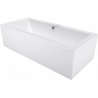 Mexen Cube bañera rectangular 170 x 75 cm con panel, blanca - 55051707500X