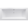 Mexen Cube rechthoekig bad 170 x 75 cm met ombouw, wit - 55051707500X