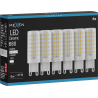 Mexen Aura 6x żarówka LED G9, 6W, Neutralna - 4000K, 680 lm - L121-G9-0640-01x06