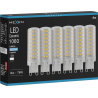 Mexen Aura 6x żarówka LED G9, 8W, Zimna - 6500K, 1060 lm - L121-G9-0865-01x06