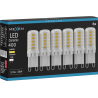 Mexen Aura 6x żarówka LED ściemnialna G9, 3,5W, Ciepła - 3000K, 400 lm - L122-G9-0330-01x06