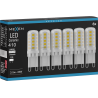 Mexen Aura 6x żarówka LED ściemnialna G9, 3,5W, Neutralna - 4000K, 410 lm - L122-G9-0340-01x06
