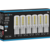 Mexen Aura 6x żarówka LED ściemnialna G9, 3,5W, Zimna - 6500K, 410 lm - L122-G9-0365-01x06