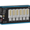 Mexen Aura 6x żarówka LED ściemnialna G9, 5W, Ciepła - 3000K, 500 lm - L122-G9-0530-01x06