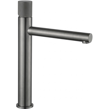 Mexen Elba One rubinetto alto per lavabo, grigio canna di fucile spazzolato - 74111-66
