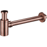 Mexen demi-siphon de lavabo rond, cuivre antique - 79950-45