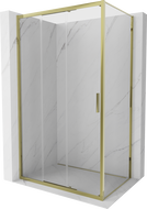 Mexen Exo-3S kabina prysznicowa rozsuwana 80 x 70 cm, transparent, złota - 8153-080-070-50-00