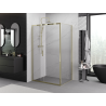 Mexen Exo-3S kabina prysznicowa rozsuwana 85 x 70 cm, transparent, złota - 8153-085-070-50-00