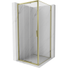 Mexen Exo-3S kabina prysznicowa rozsuwana 85 x 85 cm, transparent, złota - 8153-085-085-50-00
