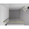 Mexen Exo-3S kabina prysznicowa rozsuwana 85 x 90 cm, transparent, złota - 8153-085-090-50-00