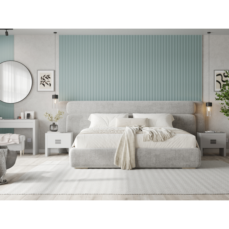 Mexen Strio 01 lamele ścienne ryflowane 280 x 14,5 cm (2szt), powder blue - S120-280-01-318