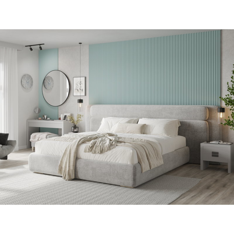 Mexen Strio 01 lamele ścienne ryflowane 280 x 14,5 cm (2szt), powder blue - S120-280-01-318