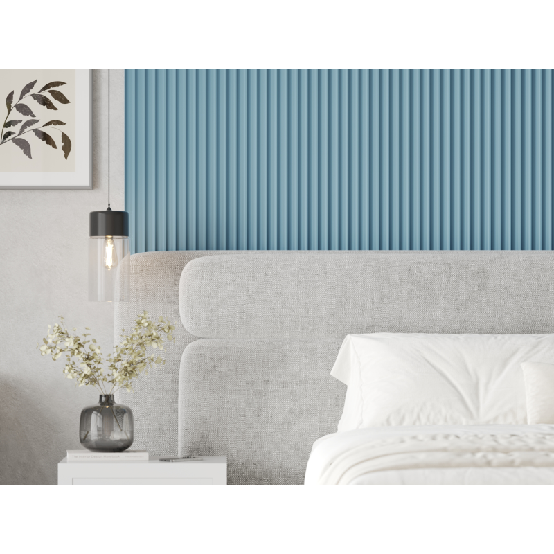 Mexen Strio 01 lamele ścienne ryflowane 280 x 14,5 cm (2szt), denim blue - S120-280-01-319