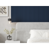 Mexen Strio 01 lamele ścienne ryflowane 280 x 14,5 cm (2szt), navy blue - S120-280-01-321