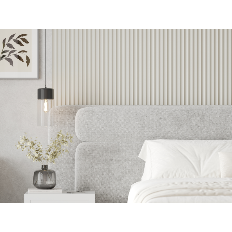 Mexen Strio 01 lamele ścienne ryflowane 280 x 14,5 cm (2szt), cream - S120-280-01-324
