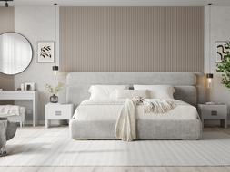 Mexen Strio 01 lamele ścienne ryflowane 280 x 14,5 cm (2szt), taupe - S120-280-01-328