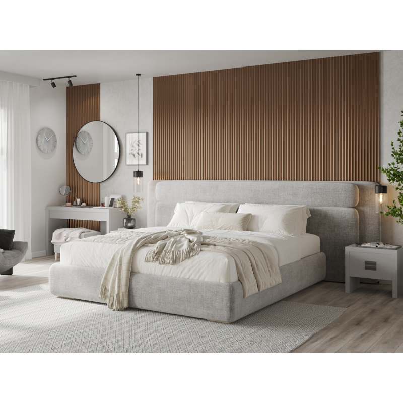 Mexen Strio 01 lamele ścienne ryflowane 280 x 14,5 cm (2szt), metal mocha - S120-280-01-355
